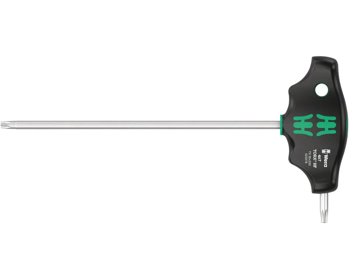Wera 467 TX HF T-Handle Torx Wrench (200mm) (T30)